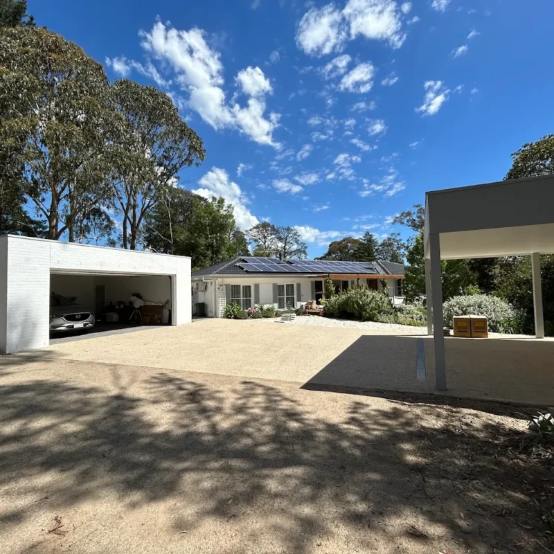 Mount Eliza carport with EV charging installation Mornington Peninsula